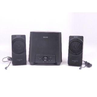Sony SRSD4 Speaker System Desktop PC 2 1 Multimedia Subwoofer Missing 