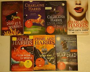   STACKHOUSE Series TRUE BLOOD paperback Novels Lot by CHARLAINE HARRIS