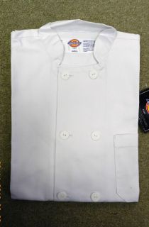   Restaurant Button Front White Uniform Chef Coat Jacket 2XL New