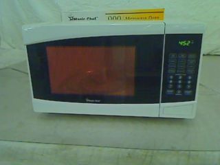 Magic Chef 0 9 CU ft Countertop Microwave 900 Watts in White