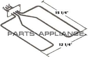 Oven Broil Element 04000048 Y04000048 Fits Magic Chef
