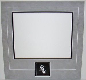 Chicago White Sox HORIZONTAL 8x10 Suede Matting for Frame NEW
