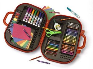 Art Set Crayola Kids Craft Supply Case Assorted Colors Painting Young 