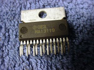IC Hitachi HA13119 One Chip Amplifier Integrated Chip PC Circuit Board 