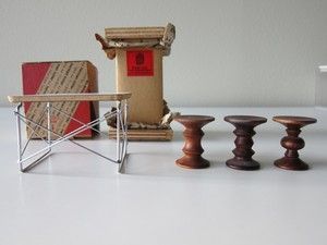 MINIATURES Ray Charles Eames TIME LIFE STOOLS Herman Miller Vitra 