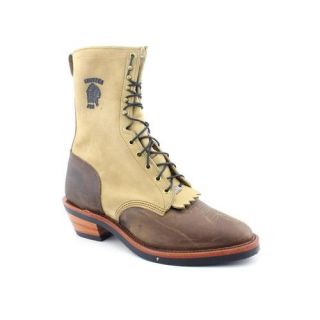 CHIPPEWA 29405 10 Bay Golden Crazy Horse Mens Size 13 Brown Wide Work 