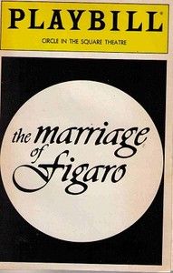 The Marriage of Figaro Broaday Playbill Christopher Reeve