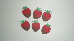 Chocolate Covered Strawberries Cardstock Diecuts
