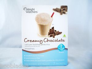 Weight Watchers Creamy Chocolate Smoothie Mix 2 Points Plus New