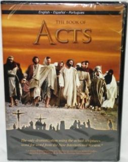 The Visual Bible Acts Christian Movie Two DVD Set New