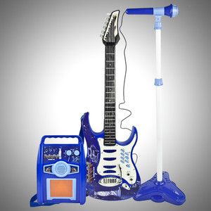 NEW Guitar Microphone Amplifier Toy Kids Karaoke Electric Boy Girl 
