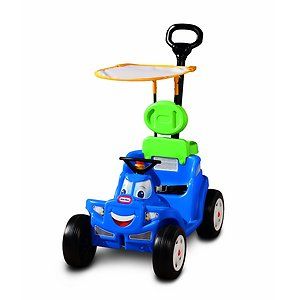 Little Kids Ride On Toy Car With Cup Holder Sunshade Toddler Outdoor 