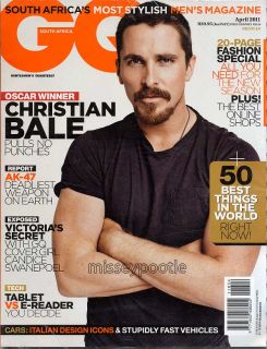 GQ South Africa Magazine Christian Bale April 2011