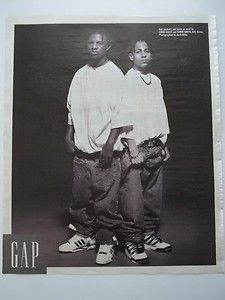Gap Clothing Featuring Chris Kelly Chris Smith Rap Duo Kris Kross 1992 
