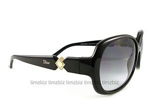 New Christian Dior Sunglasses Zemire 2 Black D28JJ Authentic