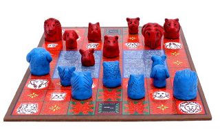 Dou Shou Qi Luxury Set Chinese Animal Chess Game