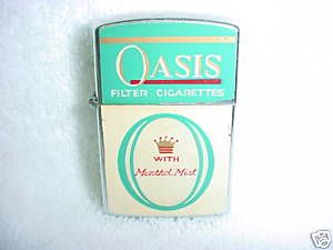 B16  OASIS FILTER CIGARETTES LIGHTER (CONTINENAL)
