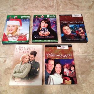 Lot of 5 Christmas DVDs Christmas Shoe and Christmas Hope and More 