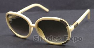 New Chloe Sunglasses CL 2119 White C03 CL2119 Authentic