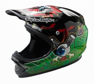 Troy Lee Designs D2 Composite   Chito Black/Green