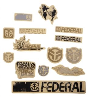 Federal 11 Assorted Stickers