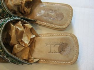 CL by Laundry Beaded Sandals Size 8M