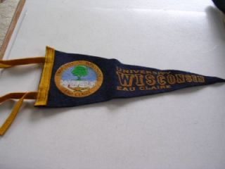 Vintage University of Wisconsin Eau Claire 5 1 2  x 13 1 2 Small