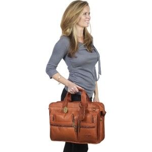 claire chase executive slimline leather briefcase