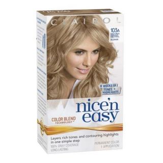 Clairol Nice N Easy 103A Natural Medium Neutral Blonde Permanent Hair