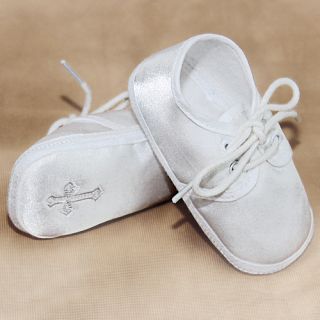 Corrine Company Baby Boy Size 0 White Cross Christening Baptism Shoes