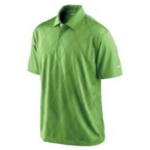 Nike Dri Fit Body Mapping Diamond Polo Shirt Golf Top