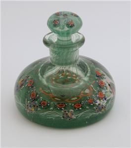 RARE Circa 1850 Stourbridge Antique Concentric Art Glass Millefiori