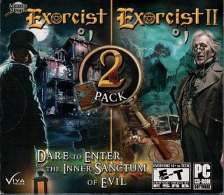 EXORCIST 1 & 2 ~ 2 PACK Hidden Object PC Game NEW