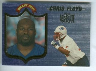 New England Patriots Michigan Chris Floyd C thru Rookie