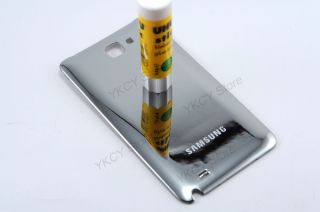 Chrome Mirror Battery Door Back Cover Samsung Galaxy Note i9220 N7000