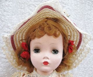 Vintage Madame Alexander Cissy Doll 19 5 Dress Hat Purse Shoes Ring