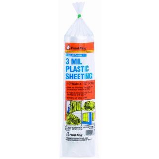 10 x 20 3 Mil Clear Plastic Sheeting Many Uses Thermwell P1020 3