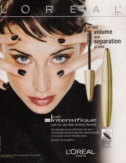 Claire Forlani LOreal 2002 Magazine Print Ad J