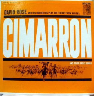 david rose cimarron other great songs label mgm records format 33 rpm