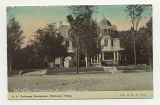 1913 Photo View D N Tallmann Residence Willmar MN A5651
