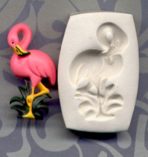 Handmade Polymer Clay Mold Flamingo