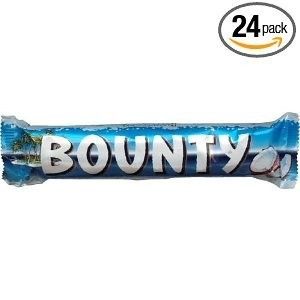 Bounty Chocolate Bar Pack of 24 Fine British Chocolate Free Fast