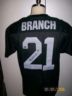 Cliff Branch Signed Oakland Raiders Jersey 21 TSP