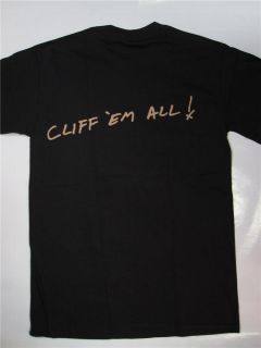 Cliff Burton Cliff Em All Metallica T Shirt