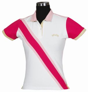 New Equine Couture Ladies Oceanic Short Sleeve Polo
