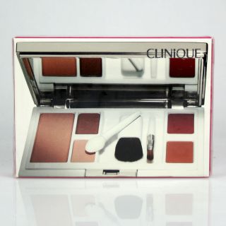 Clinique Makeup Travel Set with Pressed Powder Eye Shadow and Lipstick