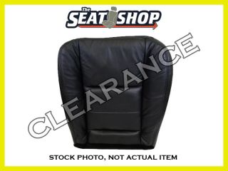 CLEARANCE 2002 2006 Ford F250 350 Black Leather Seat Cover RH Bottom