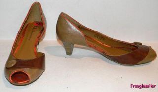 CL by Laundry Womens Jeanette Peep Toe Heels Shoes 6 M