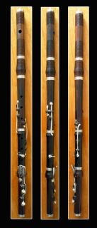 Antique 8 Key Wooden Flute by Clementi Nicholsons Improved