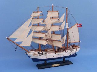 christian radich 20 wooden tall ship model boat new